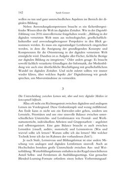 Image of the Page - 142 - in Was macht die Digitalisierung mit den Hochschulen? - Einwürfe und Provokationen
