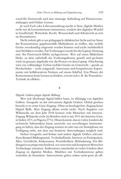 Image of the Page - 143 - in Was macht die Digitalisierung mit den Hochschulen? - Einwürfe und Provokationen