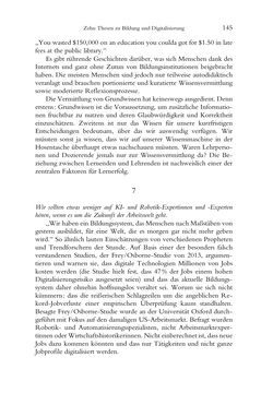 Bild der Seite - 145 - in Was macht die Digitalisierung mit den Hochschulen? - Einwürfe und Provokationen