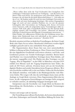 Image of the Page - 159 - in Was macht die Digitalisierung mit den Hochschulen? - Einwürfe und Provokationen