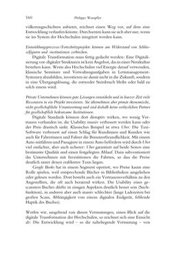 Image of the Page - 160 - in Was macht die Digitalisierung mit den Hochschulen? - Einwürfe und Provokationen
