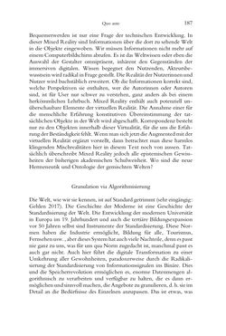 Image of the Page - 187 - in Was macht die Digitalisierung mit den Hochschulen? - Einwürfe und Provokationen