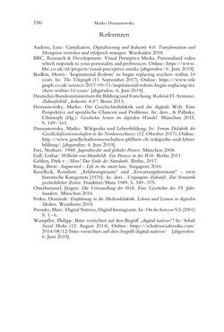 Image of the Page - 190 - in Was macht die Digitalisierung mit den Hochschulen? - Einwürfe und Provokationen