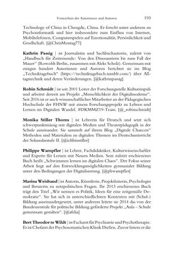 Image of the Page - 193 - in Was macht die Digitalisierung mit den Hochschulen? - Einwürfe und Provokationen