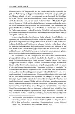 Bild der Seite - 30 - in Dinge – Nutzer – Netze - Von der Virtualisierung des Musealen zur Musealisierung des Virtuellen