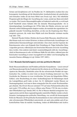 Bild der Seite - 40 - in Dinge – Nutzer – Netze - Von der Virtualisierung des Musealen zur Musealisierung des Virtuellen