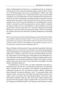 Image of the Page - 47 - in Dinge – Nutzer – Netze - Von der Virtualisierung des Musealen zur Musealisierung des Virtuellen