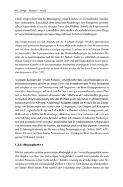 Image of the Page - 48 - in Dinge – Nutzer – Netze - Von der Virtualisierung des Musealen zur Musealisierung des Virtuellen