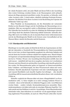 Image of the Page - 56 - in Dinge – Nutzer – Netze - Von der Virtualisierung des Musealen zur Musealisierung des Virtuellen