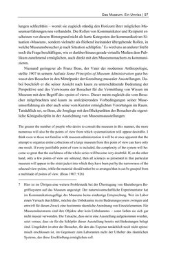 Bild der Seite - 57 - in Dinge – Nutzer – Netze - Von der Virtualisierung des Musealen zur Musealisierung des Virtuellen