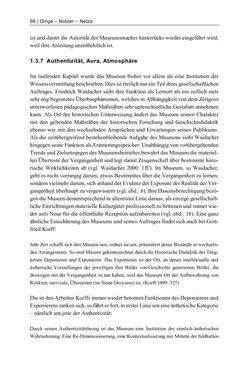 Bild der Seite - 66 - in Dinge – Nutzer – Netze - Von der Virtualisierung des Musealen zur Musealisierung des Virtuellen