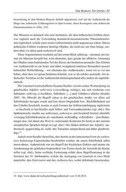 Bild der Seite - 67 - in Dinge – Nutzer – Netze - Von der Virtualisierung des Musealen zur Musealisierung des Virtuellen