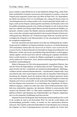 Bild der Seite - 70 - in Dinge – Nutzer – Netze - Von der Virtualisierung des Musealen zur Musealisierung des Virtuellen