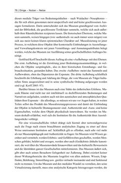 Bild der Seite - 76 - in Dinge – Nutzer – Netze - Von der Virtualisierung des Musealen zur Musealisierung des Virtuellen