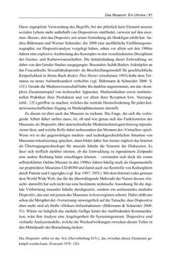 Bild der Seite - 81 - in Dinge – Nutzer – Netze - Von der Virtualisierung des Musealen zur Musealisierung des Virtuellen