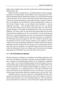 Bild der Seite - 85 - in Dinge – Nutzer – Netze - Von der Virtualisierung des Musealen zur Musealisierung des Virtuellen
