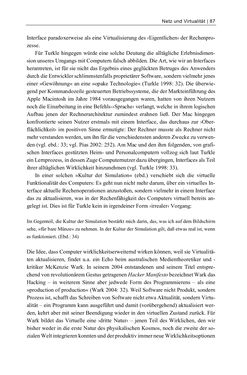Bild der Seite - 87 - in Dinge – Nutzer – Netze - Von der Virtualisierung des Musealen zur Musealisierung des Virtuellen