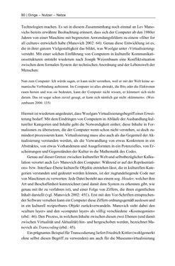 Bild der Seite - 90 - in Dinge – Nutzer – Netze - Von der Virtualisierung des Musealen zur Musealisierung des Virtuellen