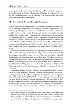 Bild der Seite - 102 - in Dinge – Nutzer – Netze - Von der Virtualisierung des Musealen zur Musealisierung des Virtuellen