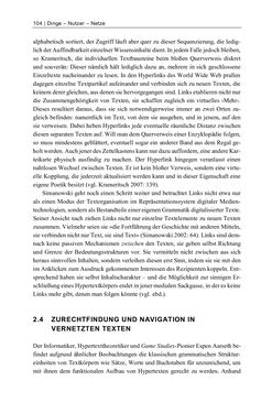 Bild der Seite - 104 - in Dinge – Nutzer – Netze - Von der Virtualisierung des Musealen zur Musealisierung des Virtuellen