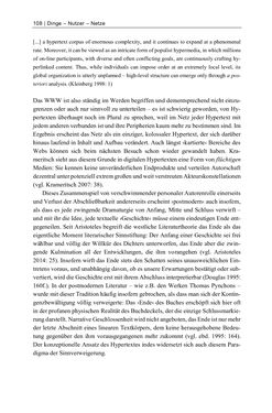 Bild der Seite - 108 - in Dinge – Nutzer – Netze - Von der Virtualisierung des Musealen zur Musealisierung des Virtuellen