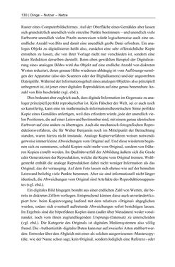 Bild der Seite - 130 - in Dinge – Nutzer – Netze - Von der Virtualisierung des Musealen zur Musealisierung des Virtuellen