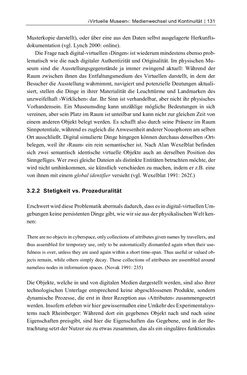 Bild der Seite - 131 - in Dinge – Nutzer – Netze - Von der Virtualisierung des Musealen zur Musealisierung des Virtuellen