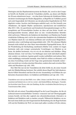 Bild der Seite - 141 - in Dinge – Nutzer – Netze - Von der Virtualisierung des Musealen zur Musealisierung des Virtuellen