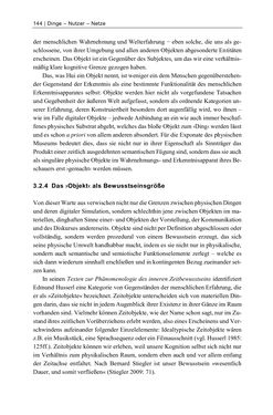 Image of the Page - 144 - in Dinge – Nutzer – Netze - Von der Virtualisierung des Musealen zur Musealisierung des Virtuellen