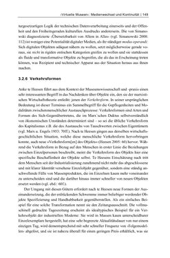 Image of the Page - 149 - in Dinge – Nutzer – Netze - Von der Virtualisierung des Musealen zur Musealisierung des Virtuellen