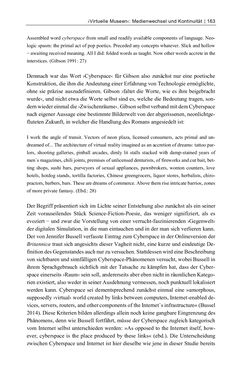 Bild der Seite - 163 - in Dinge – Nutzer – Netze - Von der Virtualisierung des Musealen zur Musealisierung des Virtuellen