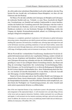 Bild der Seite - 165 - in Dinge – Nutzer – Netze - Von der Virtualisierung des Musealen zur Musealisierung des Virtuellen