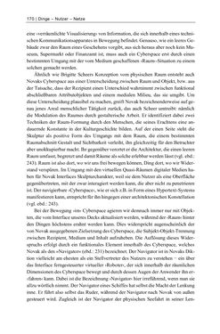 Bild der Seite - 170 - in Dinge – Nutzer – Netze - Von der Virtualisierung des Musealen zur Musealisierung des Virtuellen