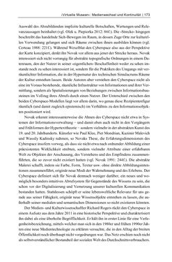 Bild der Seite - 173 - in Dinge – Nutzer – Netze - Von der Virtualisierung des Musealen zur Musealisierung des Virtuellen