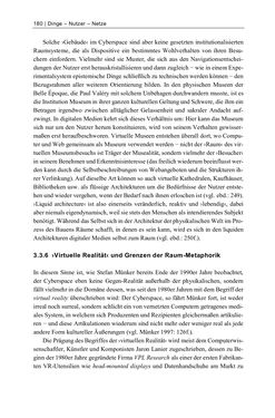 Image of the Page - 180 - in Dinge – Nutzer – Netze - Von der Virtualisierung des Musealen zur Musealisierung des Virtuellen