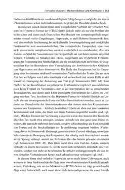 Bild der Seite - 183 - in Dinge – Nutzer – Netze - Von der Virtualisierung des Musealen zur Musealisierung des Virtuellen