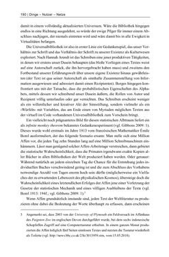 Image of the Page - 190 - in Dinge – Nutzer – Netze - Von der Virtualisierung des Musealen zur Musealisierung des Virtuellen