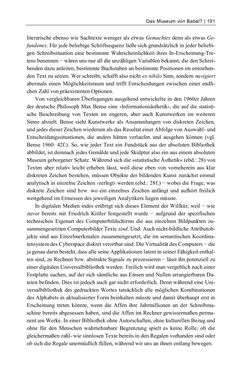 Image of the Page - 191 - in Dinge – Nutzer – Netze - Von der Virtualisierung des Musealen zur Musealisierung des Virtuellen