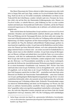 Image of the Page - 209 - in Dinge – Nutzer – Netze - Von der Virtualisierung des Musealen zur Musealisierung des Virtuellen
