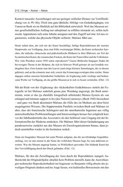 Image of the Page - 212 - in Dinge – Nutzer – Netze - Von der Virtualisierung des Musealen zur Musealisierung des Virtuellen