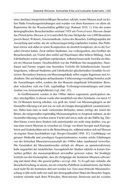 Image of the Page - 235 - in Dinge – Nutzer – Netze - Von der Virtualisierung des Musealen zur Musealisierung des Virtuellen