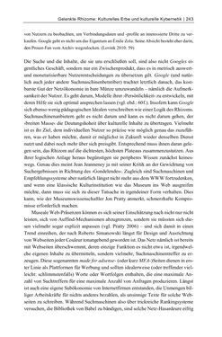 Image of the Page - 243 - in Dinge – Nutzer – Netze - Von der Virtualisierung des Musealen zur Musealisierung des Virtuellen