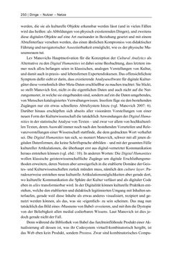 Image of the Page - 250 - in Dinge – Nutzer – Netze - Von der Virtualisierung des Musealen zur Musealisierung des Virtuellen
