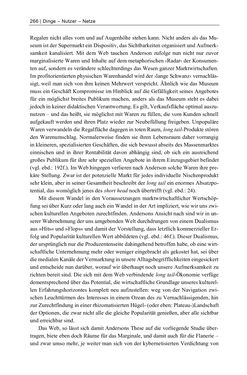 Image of the Page - 266 - in Dinge – Nutzer – Netze - Von der Virtualisierung des Musealen zur Musealisierung des Virtuellen
