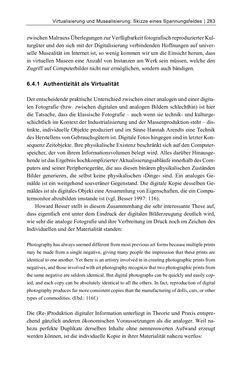 Image of the Page - 283 - in Dinge – Nutzer – Netze - Von der Virtualisierung des Musealen zur Musealisierung des Virtuellen
