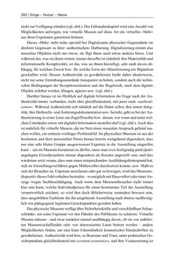 Image of the Page - 290 - in Dinge – Nutzer – Netze - Von der Virtualisierung des Musealen zur Musealisierung des Virtuellen