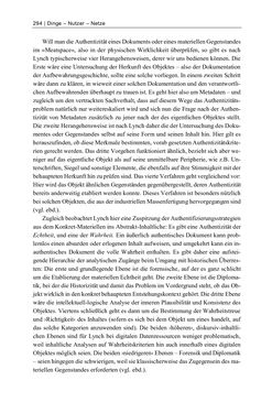 Image of the Page - 294 - in Dinge – Nutzer – Netze - Von der Virtualisierung des Musealen zur Musealisierung des Virtuellen