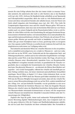 Bild der Seite - 301 - in Dinge – Nutzer – Netze - Von der Virtualisierung des Musealen zur Musealisierung des Virtuellen