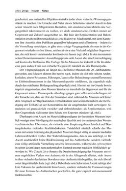 Bild der Seite - 310 - in Dinge – Nutzer – Netze - Von der Virtualisierung des Musealen zur Musealisierung des Virtuellen
