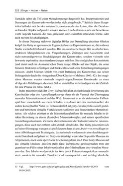 Bild der Seite - 322 - in Dinge – Nutzer – Netze - Von der Virtualisierung des Musealen zur Musealisierung des Virtuellen